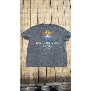 Vintage 2002 Salt Lake City Winter Olympics Tee Mens Size Small